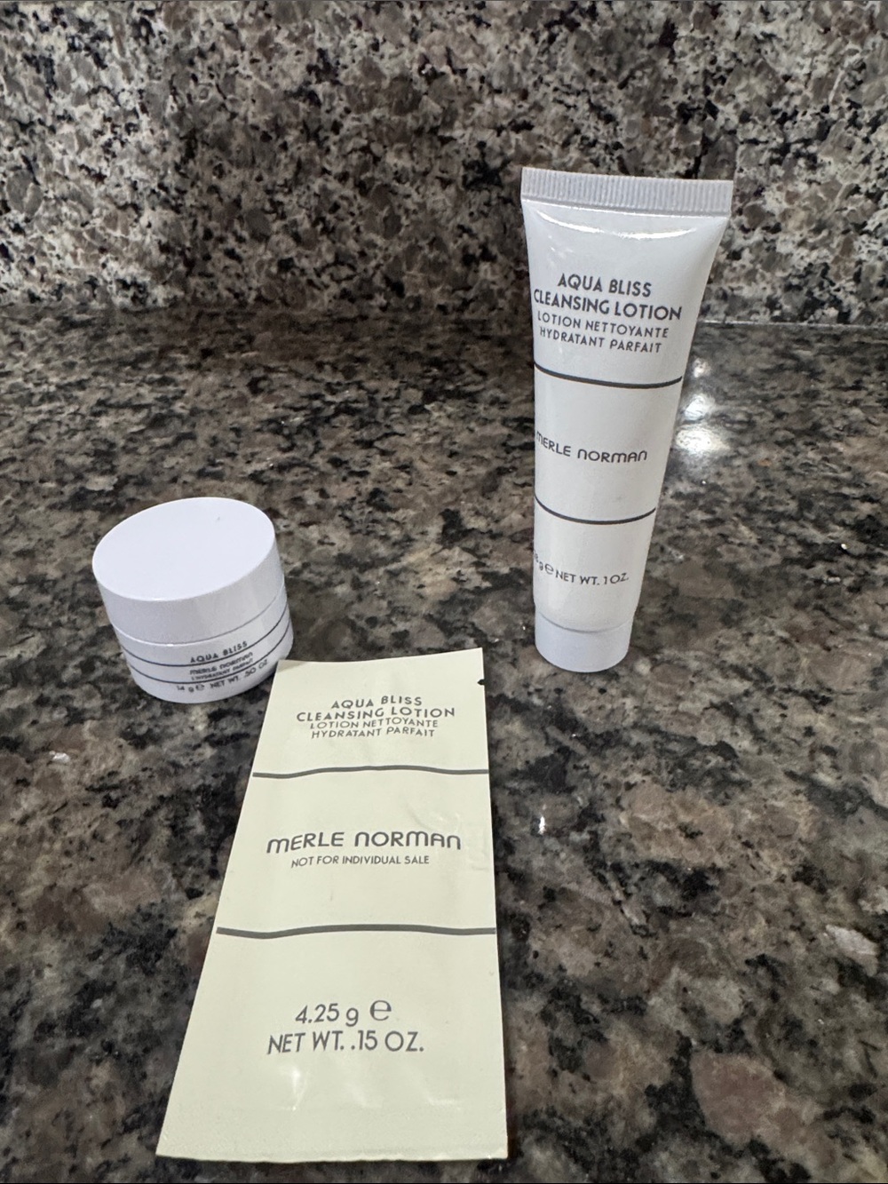 Merle Norman Aqua Bliss Cleansing Lotion Trio